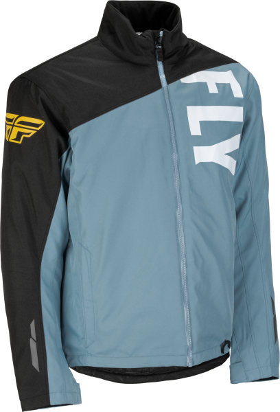 FLY RACING - AURORA JACKET BLUE/YELLOW 2X - Image 1