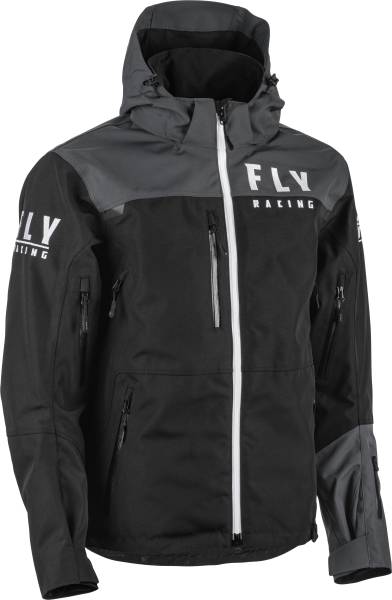 FLY RACING - CARBON JACKET BLACK/GREY LG - Image 1