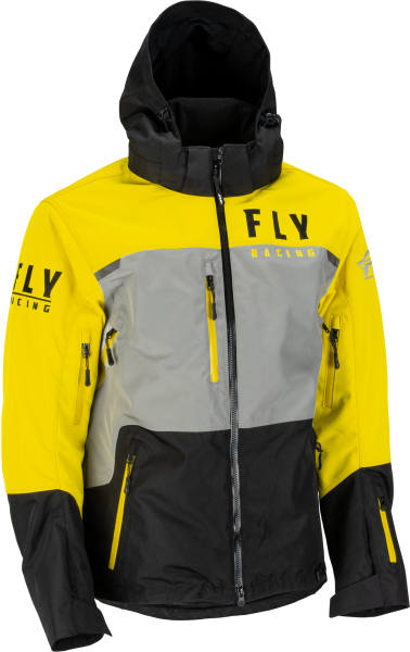 FLY RACING - CARBON JACKET YELLOW/GREY 2X - Image 1