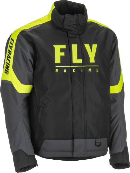 FLY RACING - OUTPOST JACKET BLACK/GREY/HI-VIS 2X - Image 1