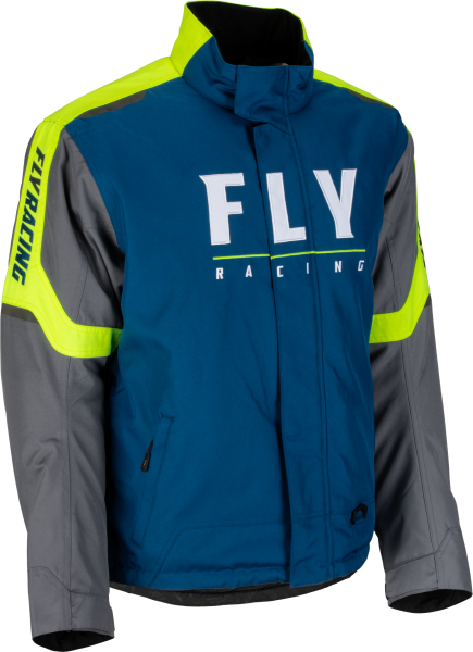 FLY RACING - OUTPOST JACKET BLUE/HI-VIS 2X - Image 1