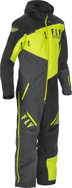 FLY RACING - COBALT MONOSUIT SHELL BLACK/GREY/HI-VIS 2X - Image 1