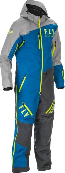 FLY RACING - COBALT MONOSUIT SHELL BLUE/GREY/HI-VIS 2X - Image 1