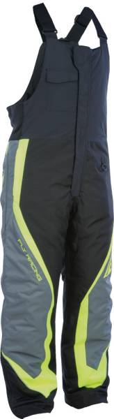 FLY RACING - OUTPOST BIB BLACK/GREY/HI-VIS L - Image 1