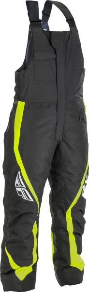 FLY RACING - OUTPOST BIB BLACK/HI-VIS 2X - Image 1