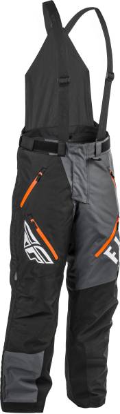 FLY RACING - SNX PRO BIB BLACK/GREY/ORANGE 2X - Image 1