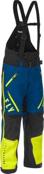 FLY RACING - CARBON BIB BLUE/HI-VIS/BLACK 2X - Image 1