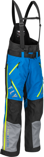 FLY RACING - CARBON BIB BLUE/HI-VIS 2X - Image 1