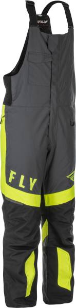 FLY RACING - OUTPOST BIB BLACK/GREY/HI-VIS LG - Image 1