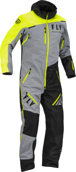 FLY RACING - COBALT SHELL MONOSUIT BLACK/GREY/HI-VIS 2X - Image 1