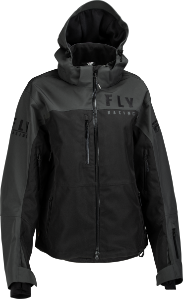 FLY RACING - WOMEN'S CARBON JACKET BLACK/GREY 2X - Image 1