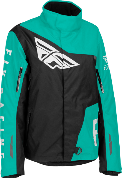 FLY RACING - WOMEN'S SNX PRO JACKET BLACK/MINT 2X - Image 1