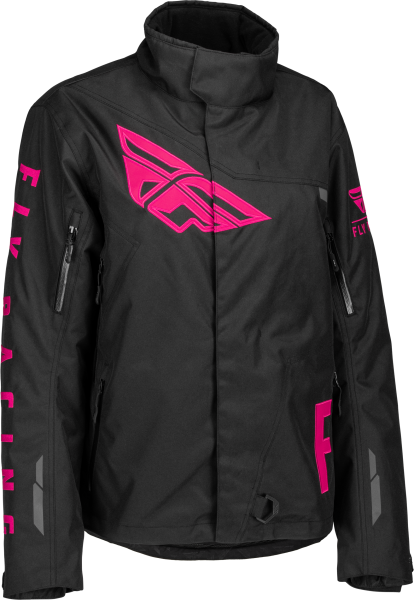 FLY RACING - WOMEN'S SNX PRO JACKET BLACK/PINK 2X - Image 1