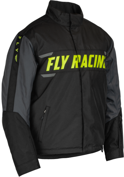 FLY RACING - OUTPOST JACKET BLACK/GREY/HI-VIS 2X - Image 1