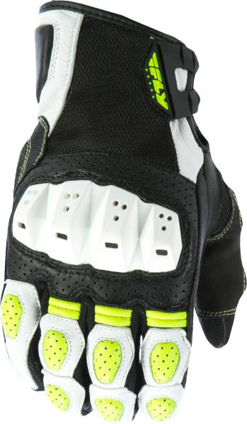 FLY RACING - BRAWLER GLOVES WHITE/HI-VIS 2X - Image 1