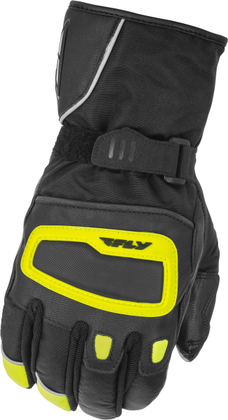 FLY RACING - XPLORE GLOVES BLACK/HI-VIS 2X - Image 1