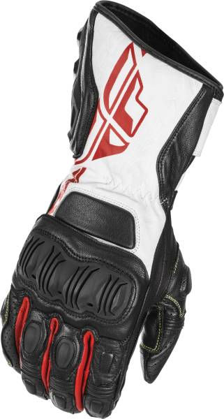 FLY RACING - FL-2 GLOVES BLACK/WHITE/RED 3X - Image 1