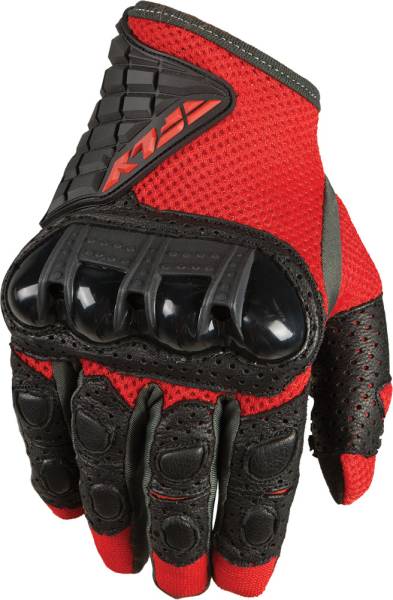 FLY RACING - COOLPRO FORCE GLOVES RED/BLACK 3X - Image 1