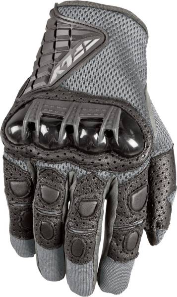 FLY RACING - COOLPRO FORCE GLOVES BLACK/SILVER 2X - Image 1