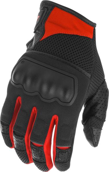 FLY RACING - COOLPRO FORCE GLOVES BLACK/RED 2X - Image 1