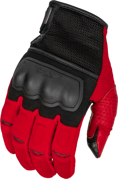 FLY RACING - COOLPRO FORCE GLOVES BLACK/RED 2X - Image 1