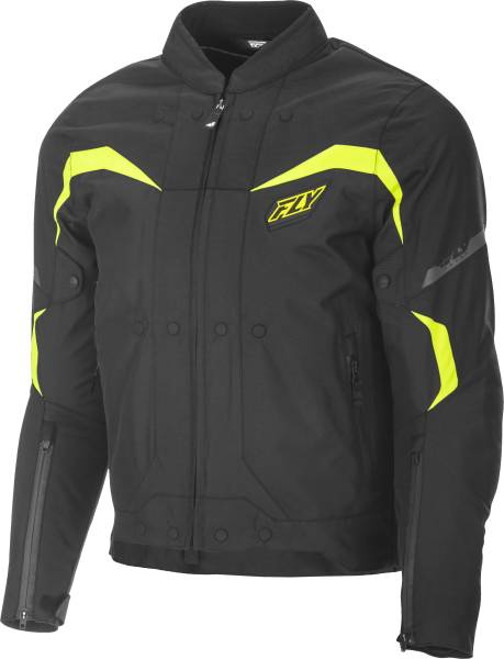 FLY RACING - BUTANE JACKET BLACK/HI-VIS 2X - Image 1