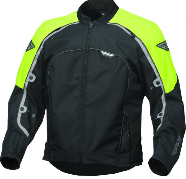 FLY RACING - BUTANE 4 JACKET HI-VIS/BLACK 2X - Image 1