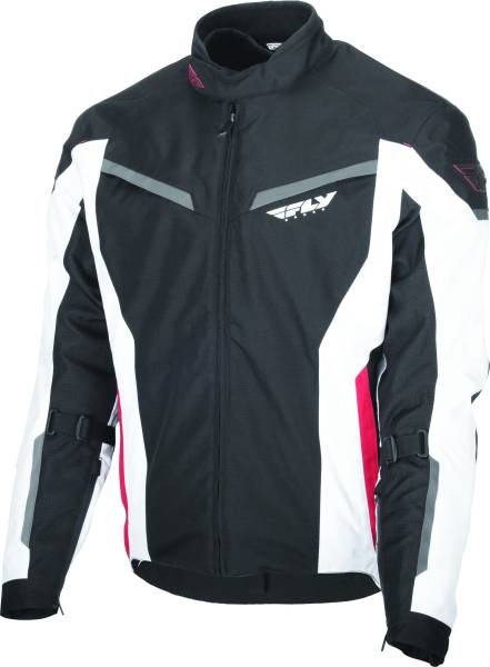 FLY RACING - STRATA JACKET BLACK/WHITE/RED 2X - Image 1