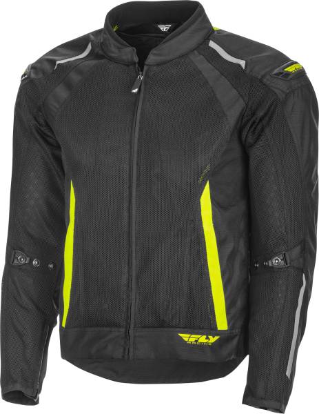 FLY RACING - COOLPRO MESH JACKET BLACK/HI-VIS 2X - Image 1