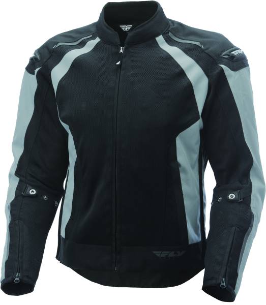 FLY RACING - COOLPRO MESH JACKET SILVER/BLACK 2X - Image 1