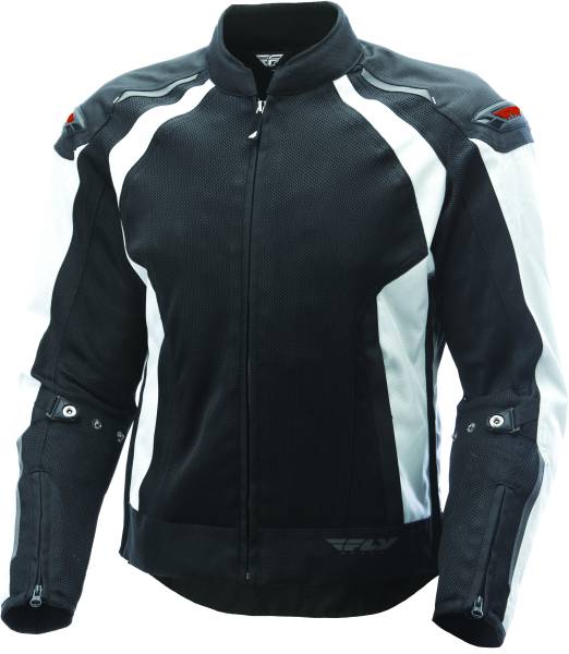 FLY RACING - COOLPRO MESH JACKET WHITE/BLACK 2X - Image 1