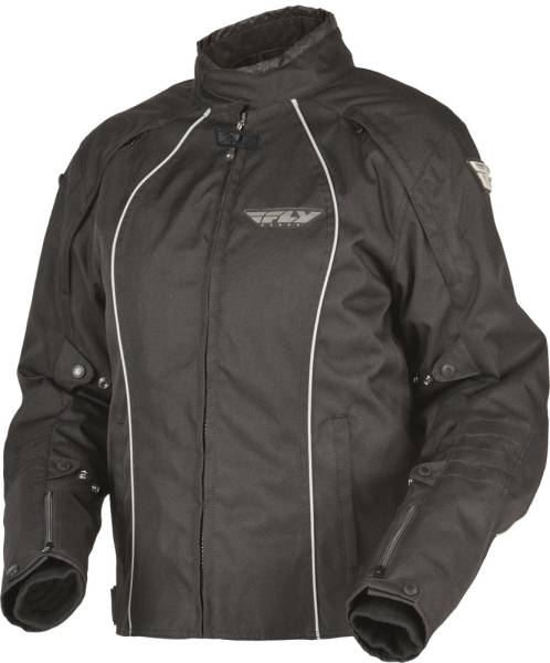 FLY RACING - LADIES GEORGIA JACKET BLACK 7-8 - Image 1