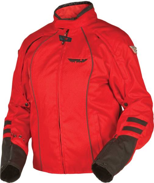 FLY RACING - LADIES GEORGIA II JACKET RED +1 - Image 1