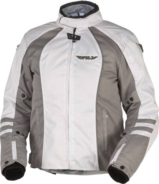 FLY RACING - LADIES GEORGIA II JACKET WHITE +1 - Image 1