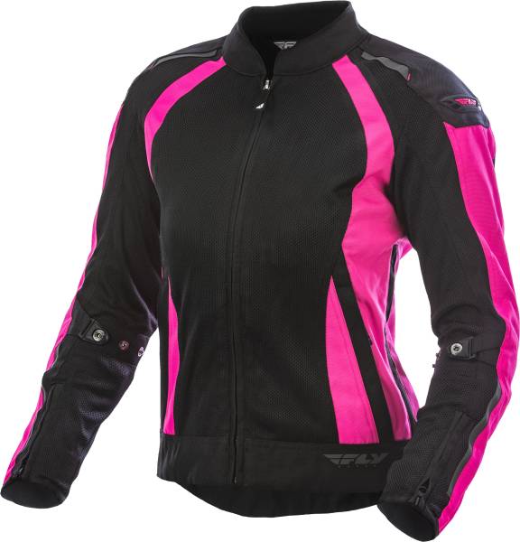 FLY RACING - WOMEN'S COOLPRO MESH JACKET JACKET PINK/BLACK 2X - Image 1