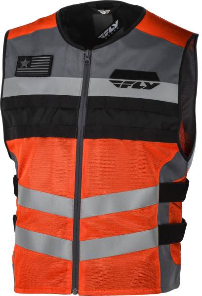 FLY RACING - FAST-PASS VEST NEON ORANGE 2X/3X - Image 1