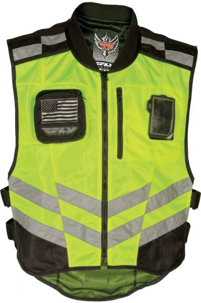 FLY RACING - FAST PASS VEST FLO YELLOW S-L - Image 1