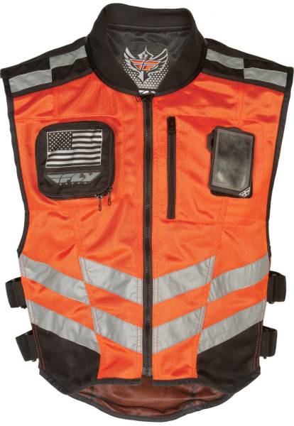 FLY RACING - FAST PASS VEST FLO ORANGE SM-LG - Image 1