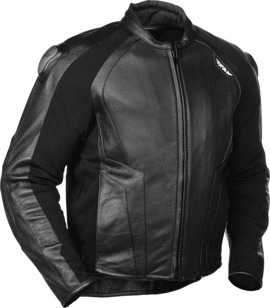 FLY RACING - APEX LEATHER JACKET BLACK SZ 38 - Image 1