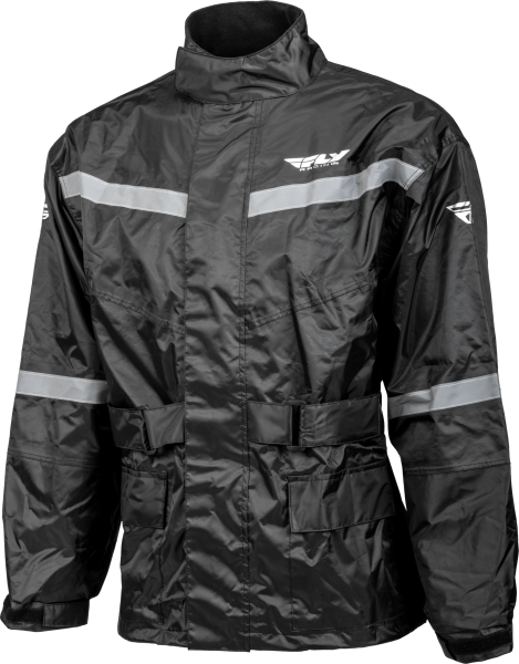 FLY RACING - 2-PIECE RAIN SUIT BLACK 4X - Image 1