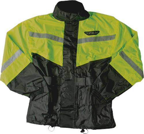 FLY RACING - 2-PC RAIN SUIT LT FLO YEL - Image 1