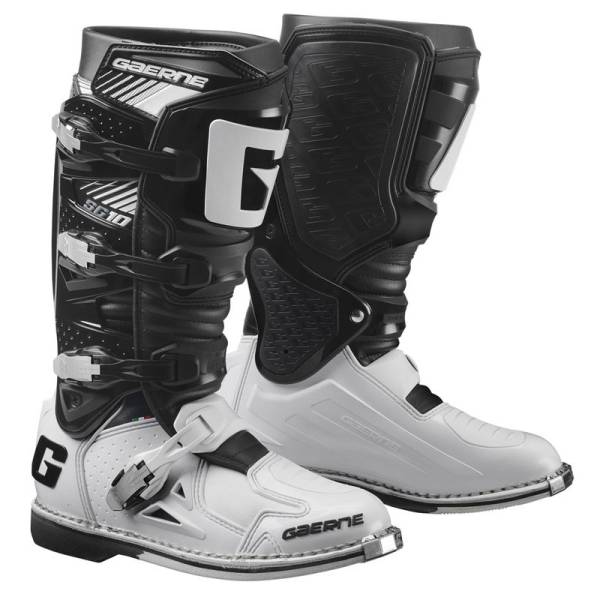 GAERNE - SG-10 BOOTS BLACK/WHITE SZ 07 - Image 1