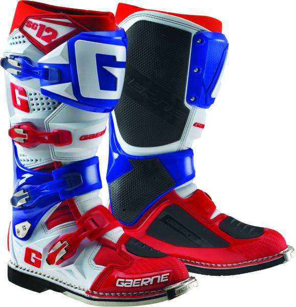 GAERNE - SG-12 BOOT WHITE/BLUE/RED 7 - Image 1