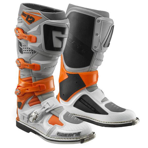 GAERNE - SG-12 BOOTS ORANGE/GREY/WHITE SZ 08 - Image 1