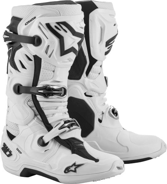 ALPINESTARS - TECH 10 SUPERVENTED BOOTS WHITE SZ 07 - Image 1