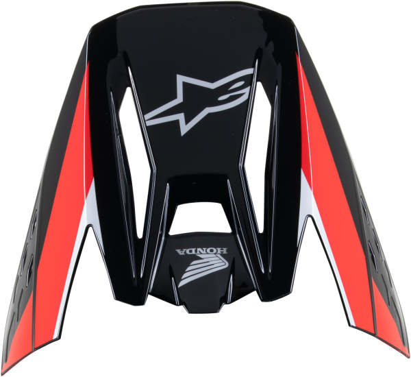 ALPINESTARS - HONDA S-M5 HELMET VISOR BLACK/RED GLOSSY - Image 1