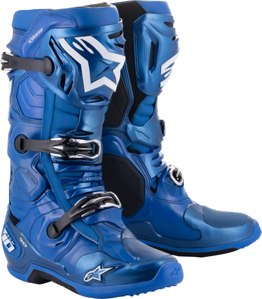 ALPINESTARS - TECH 10 BOOTS BLUE/BLACK SZ 7 - Image 1