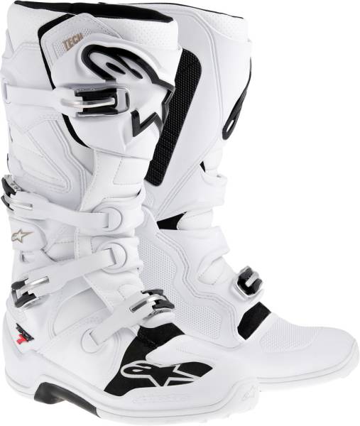 ALPINESTARS - TECH 7 BOOTS WHITE SZ 05 - Image 1