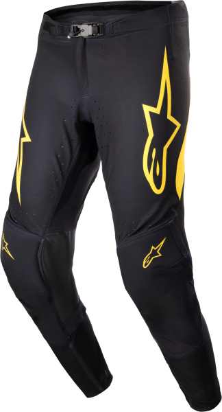 ALPINESTARS - SUPERTECH WARD PANTS BLACK/YELLOW SZ 28 - Image 1