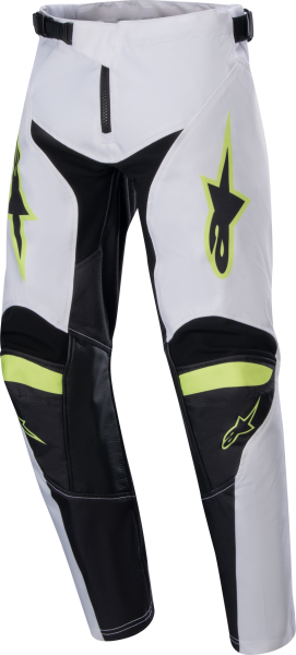 ALPINESTARS - YOUTH RACER LUCENT PANTS WHT/NEON RD/YLW FLUO SZ 22 - Image 1